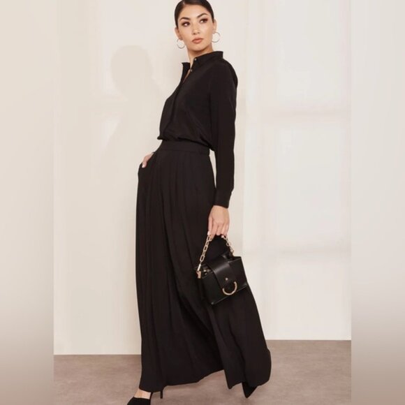 J Crew Black Robin Silk Blouse, Size 8 - Picture 2 of 10